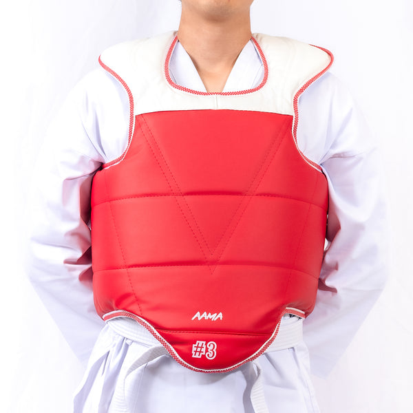 AAMA Olympic Style Reversible Taekwondo Chest Guard – All American