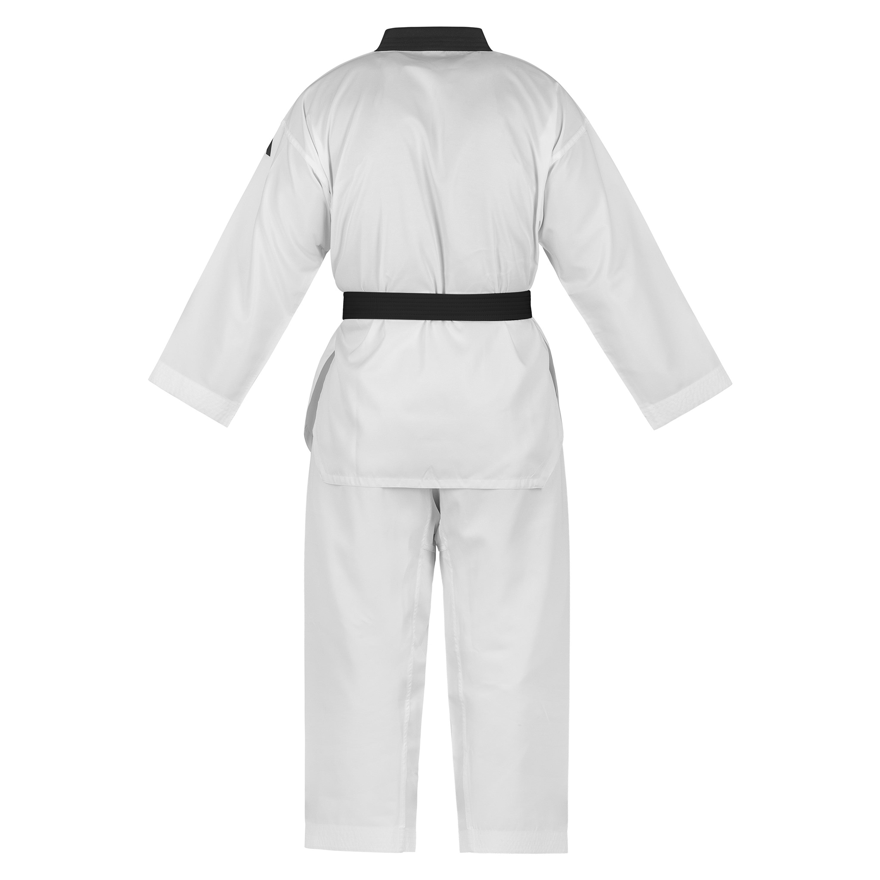 adidas adiTKD Basic Taekwondo Black Belt Uniform - Black V-Neck