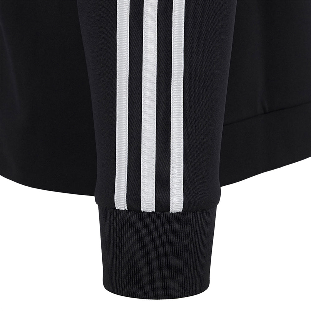 adidas Combat Sports 3 Stripe Team Jacket - TR100 - Black White