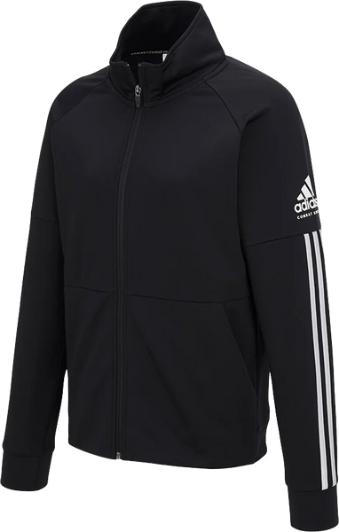 adidas Combat Sports 3 Stripe Team Jacket - TR100 - Black White adidas Combat Sports 3 Stripe Team Jacket - TR100 - Black White