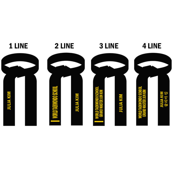 Adidas taekwondo belt discount