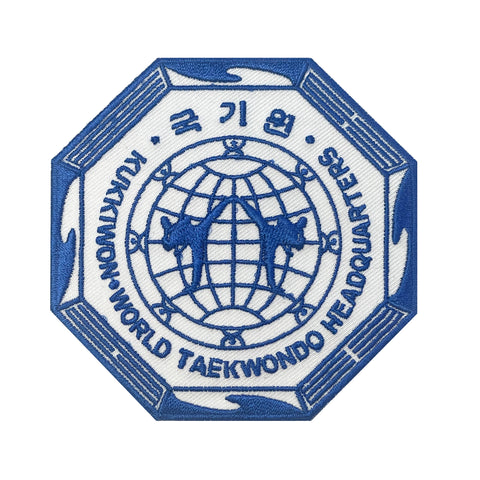 Kkukiwon Octagon Logo Embroidered Iron On Patch