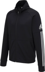 adidas Combat Sports 3 Stripe Team Jacket - TR100 - Black White