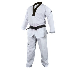 adi-Start II Taekwondo Uniform with USA on Hip and USA Flag Patch on Arm