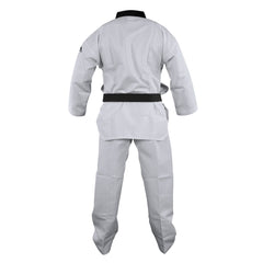 adi-Start II Taekwondo Uniform with USA on Hip and USA Flag Patch on Arm