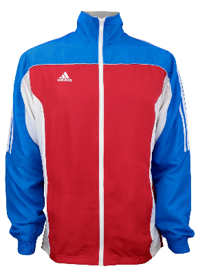 adidas Martial Arts 3-Stripes Light Tracksuit 100% Polyester Long Sleeve Jacket
