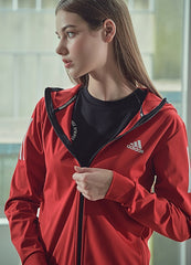 adidas SilverPlus® Slim Fit Women's Hydro Performance Sauna Track Suit w/ Hood
