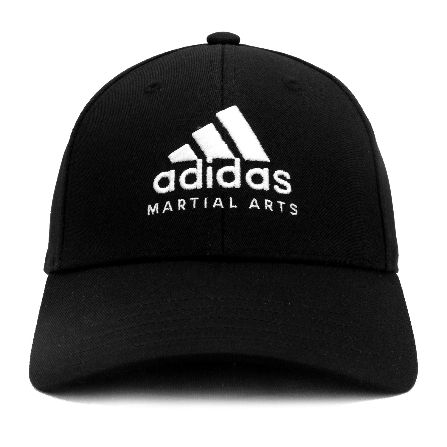 adidas Martial Arts Embroidered Structured Precurved Cap - Black