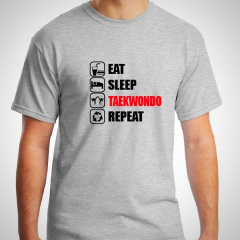 EAT/ SLEEP/ TAEKWONDO / REPEAT  T- SHIRT