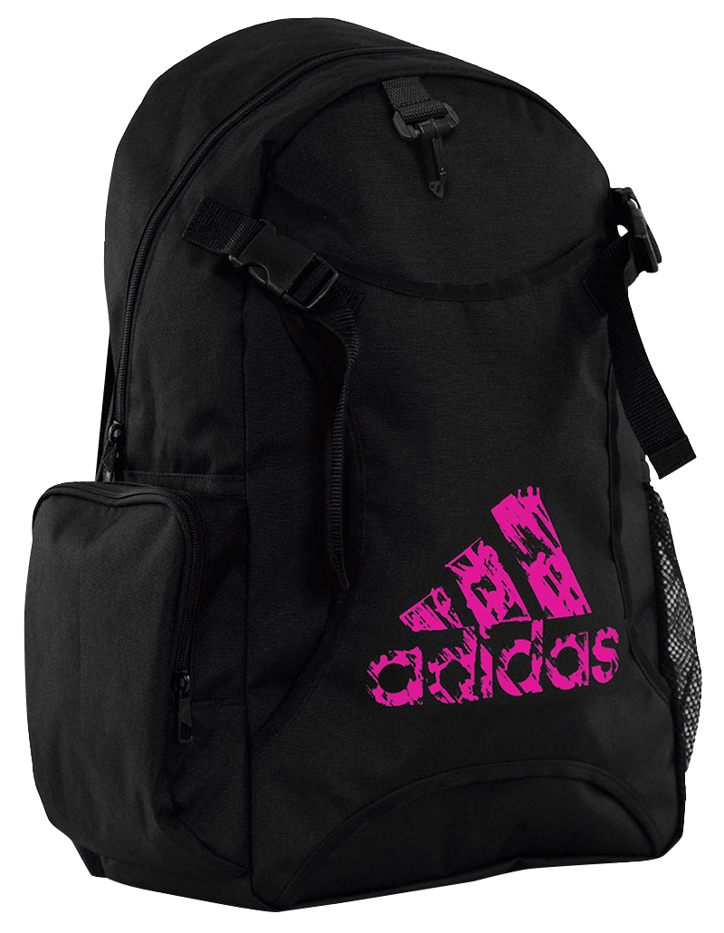 Black and pink adidas backpack sales