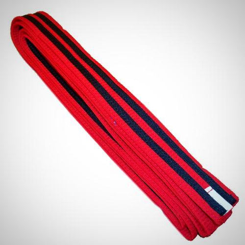 Black belt with deals red stripe